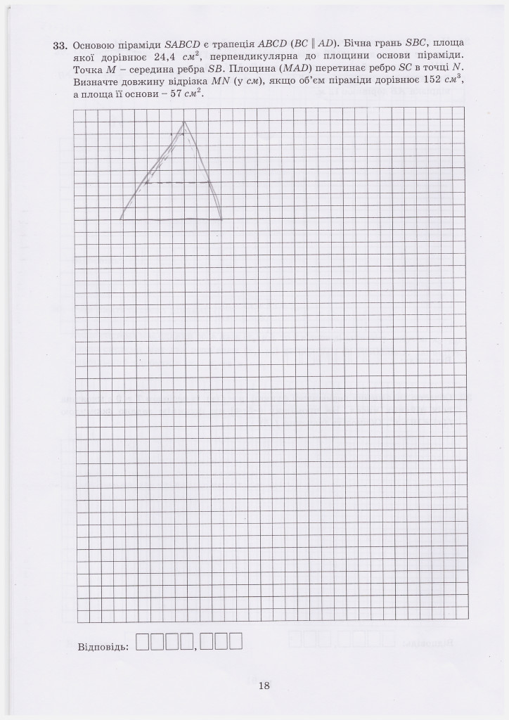 Пробное ВНО - 2014