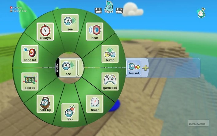 створення ігор у середовищі Kodu Game Lab